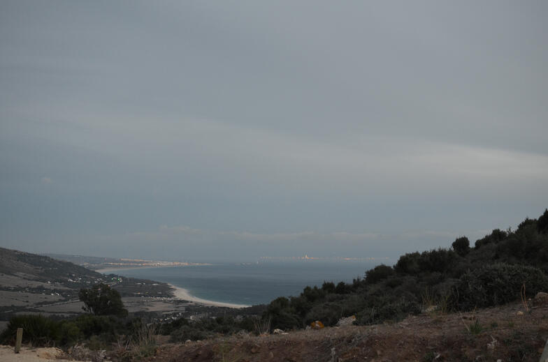 Students explore the southern coast with the continent of Africa visible in the distance