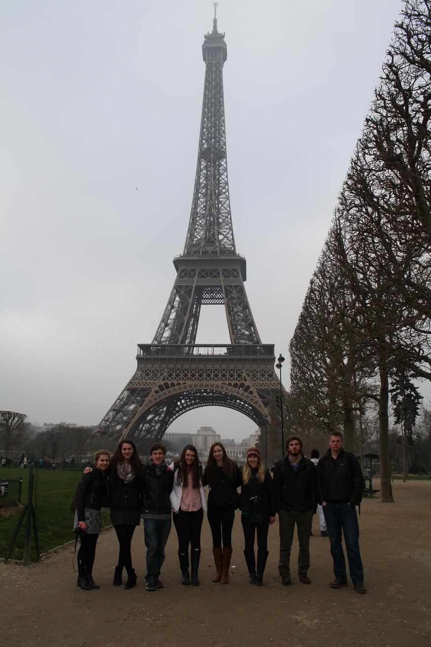 eiffel tower european art classroom proctor academy new hampshire aix en provence france