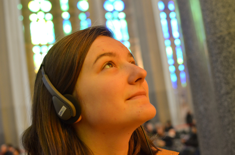 Proctor en Segovia visits Gaudi’s Sagrada Familia