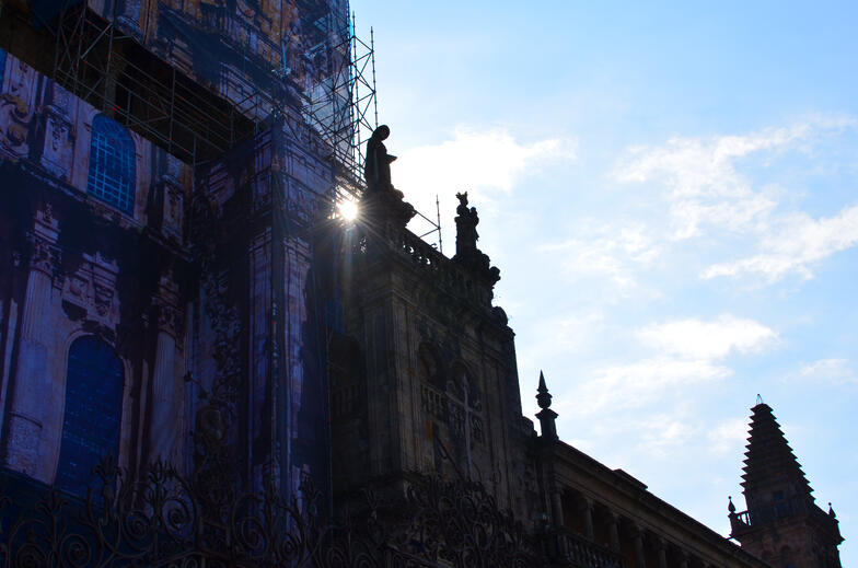 Proctor en Segovia experiential education visiting Cathedral of Santiago de Compostela