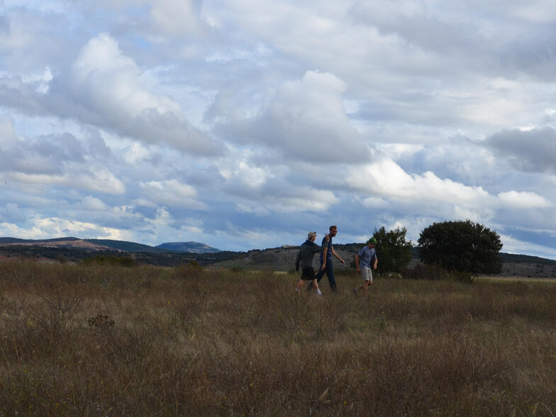 Proctor en Segovia visits wind farm experiential education