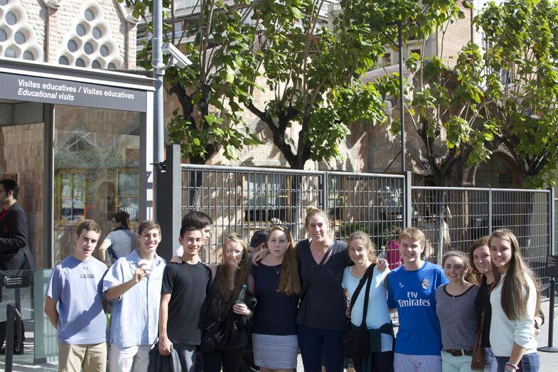 Runninng into Proctor alumni at the Sagrada Familia in Barcelona Runninng into Proctor alumni at the Sagrada Familia in Barcelona