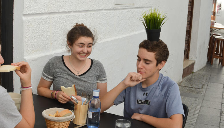 Experiential education Proctor en Segovia students explore the medieval streets of Vejer de la Frontera