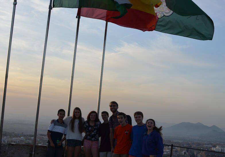 Experiential education exploring the inside of the Alhambra