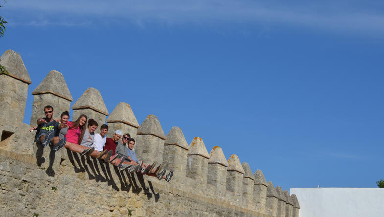 Experiential education Proctor en Segovia students explore the medieval streets of Vejer de la Frontera