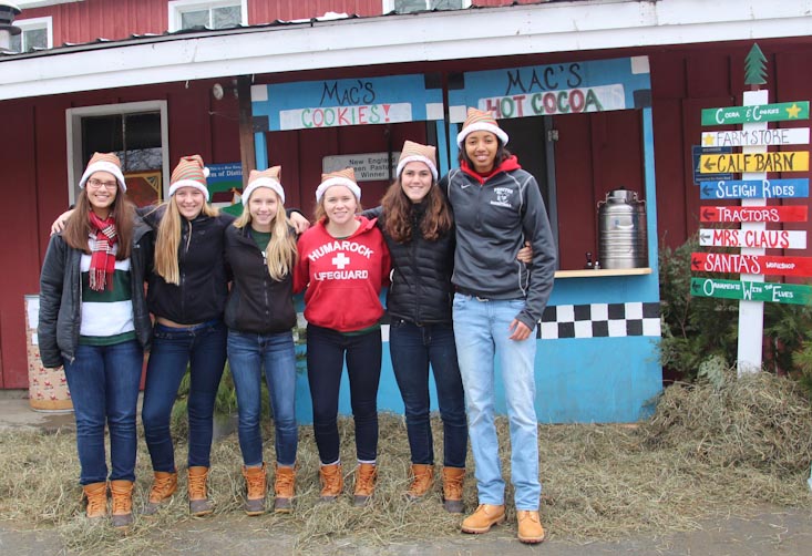 Proctor Academy girls basketball community service