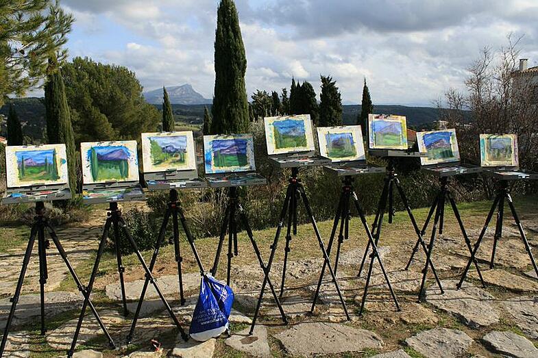 European Art Classroom, Proctor Academy, art, aix-en-provence, France