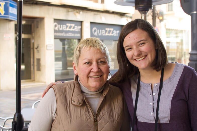 Proctor en Segovia befriending locals!