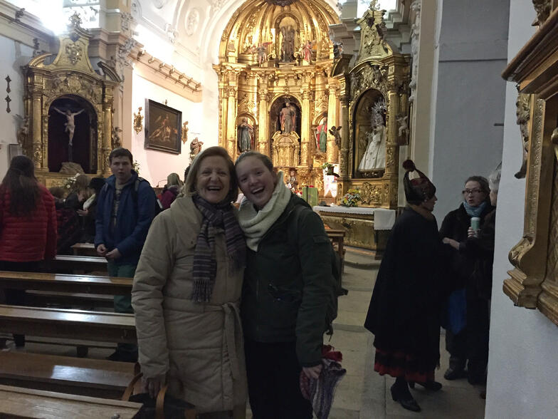 Proctor en Segovia students participate in Segovian festival Santa Águeda