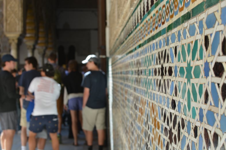 Proctor en Segovia visits the Alcázar de Sevilla!