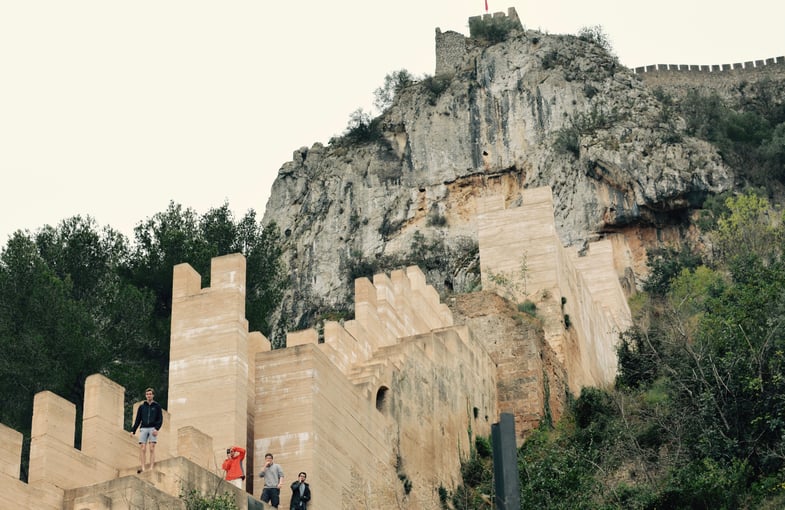 Proctor en Segovia visits the castle of Xàtiva