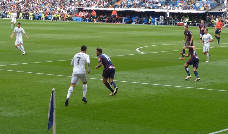 Proctor en Segovia watches Real Madrid!