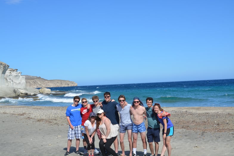  Proctor en Segovia hikes to a beach in Cabo de Gata National Park