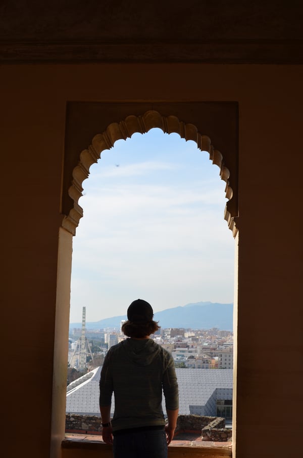 Proctor en Segovia visits Málaga's Alcazaba