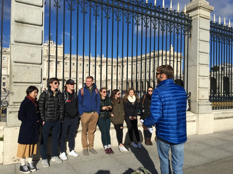 Proctor en Segovia visits the Palacio Real of Madrid