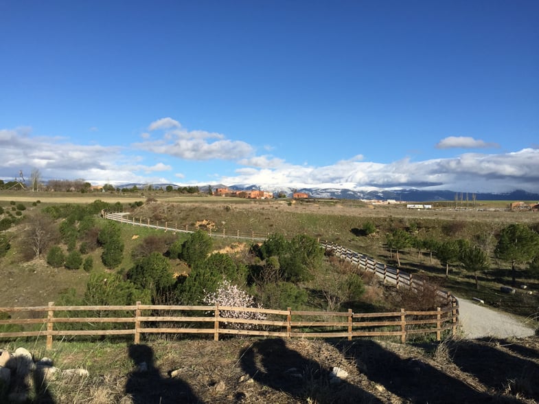 Proctor en Segovia walks on one of Segovia’s many trails that encircle the city