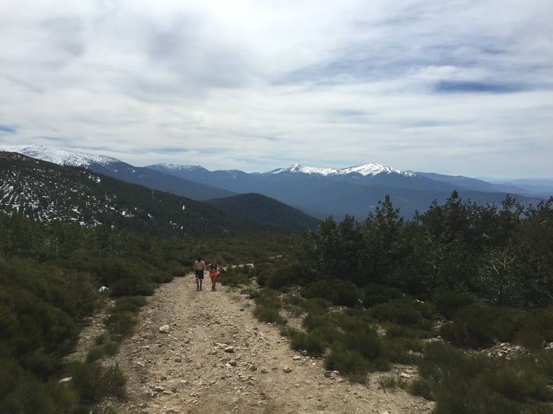 Proctor en Segovia students hike the Guadarrama mountains