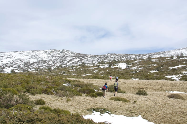 Proctor en Segovia students hike the Guadarrama mountains Proctor en Segovia students hike the Guadarrama mountains