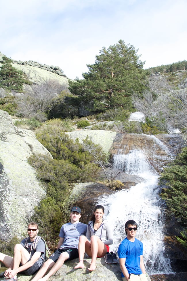 Proctor en Segovia students hike the Guadarrama mountains Proctor en Segovia students hike the Guadarrama mountains