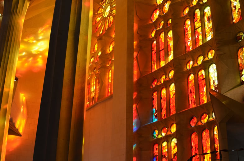 Proctor en Segovia visits the Sagrada Familia in Barcelona