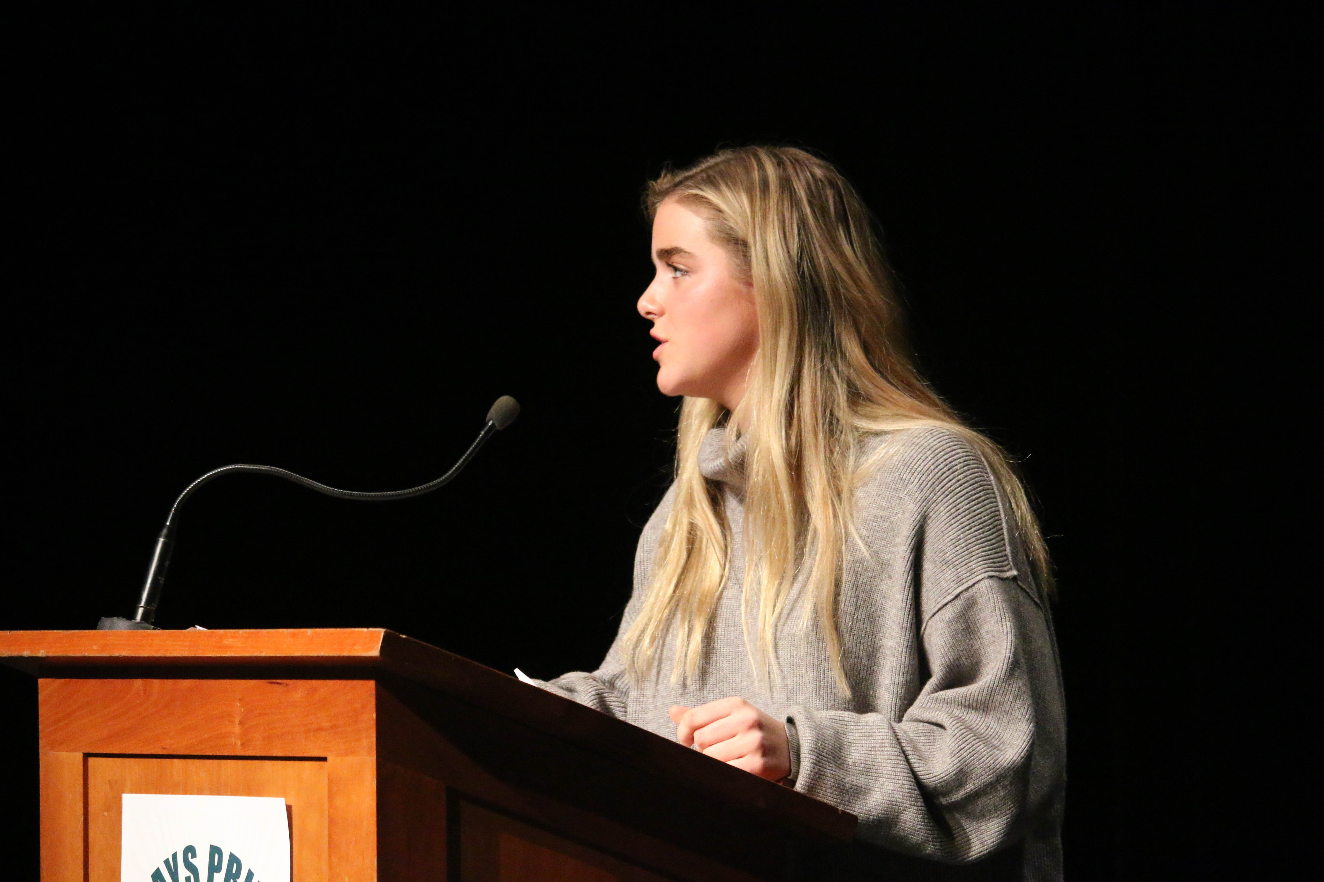 Proctor Academy Hays Speaking Contest