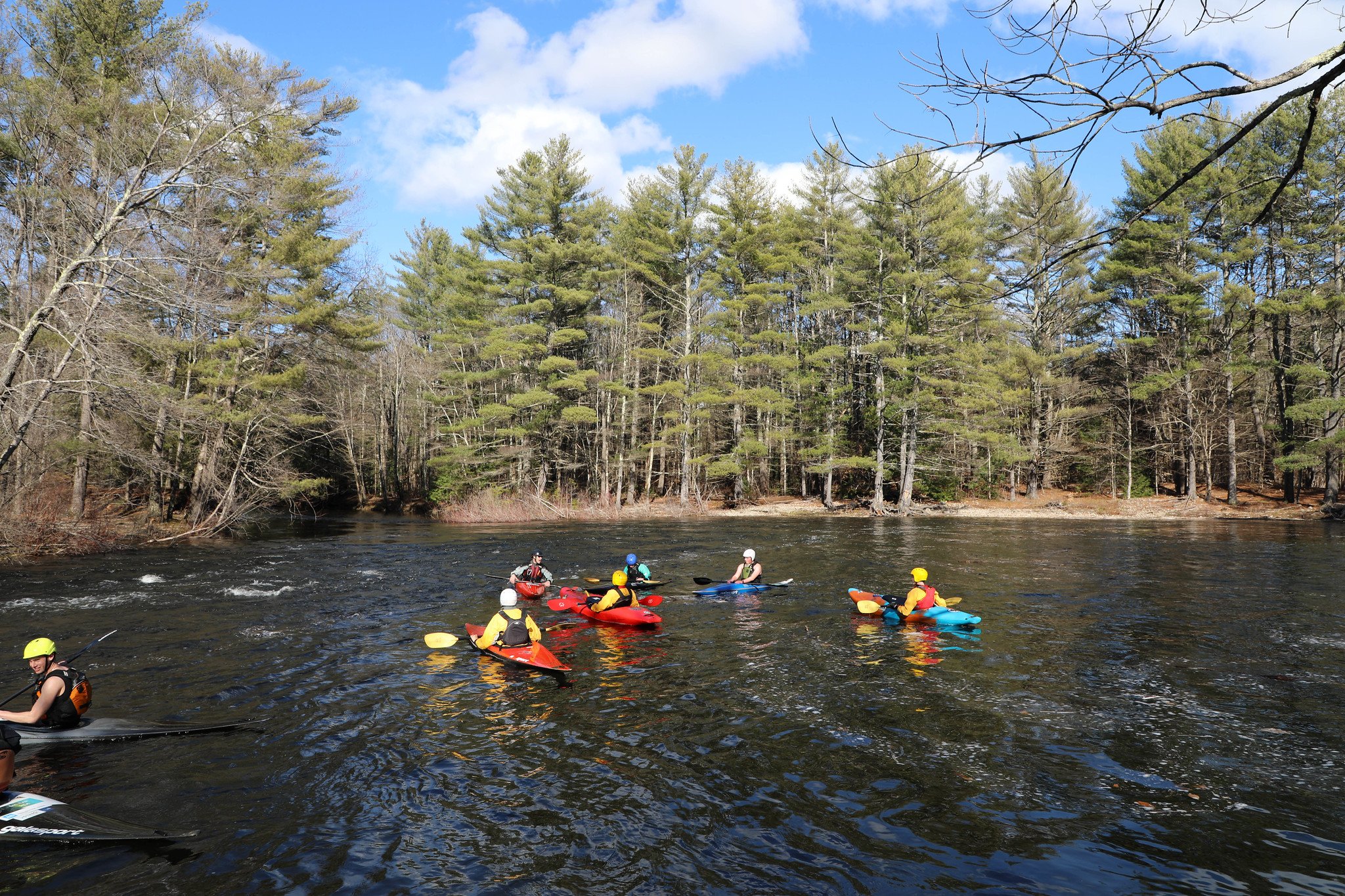 Proctor Academy Whitewater Slalom Kayaking