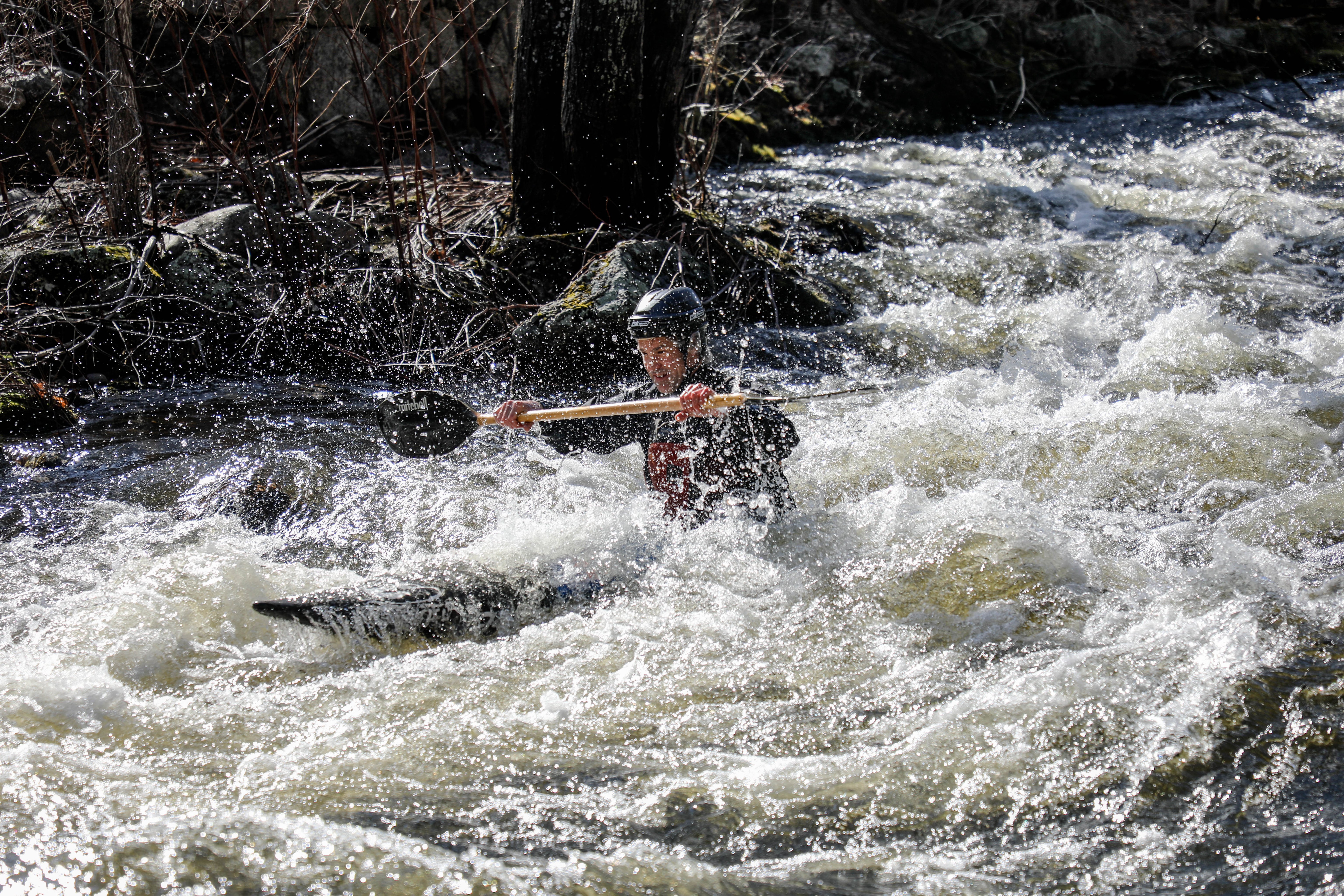 Proctor Academy Whitewater Slalom Kayaking