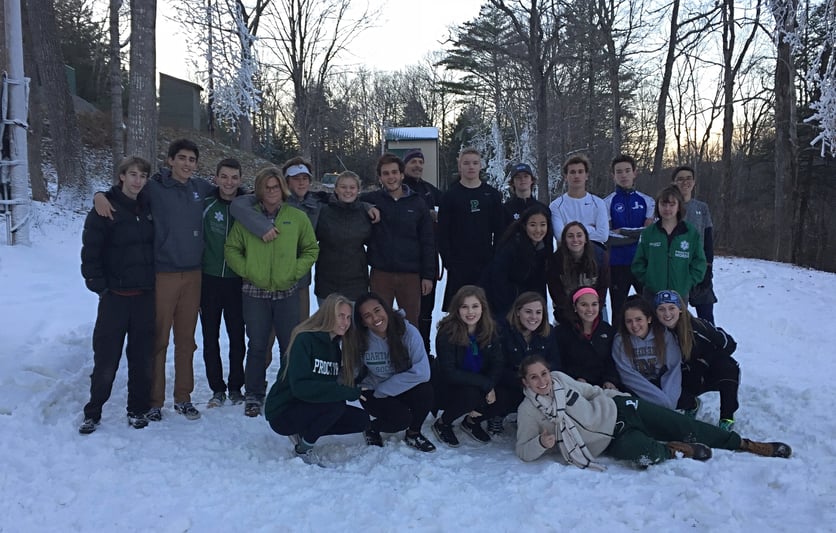 Proctor Academy on snow nordic ski program