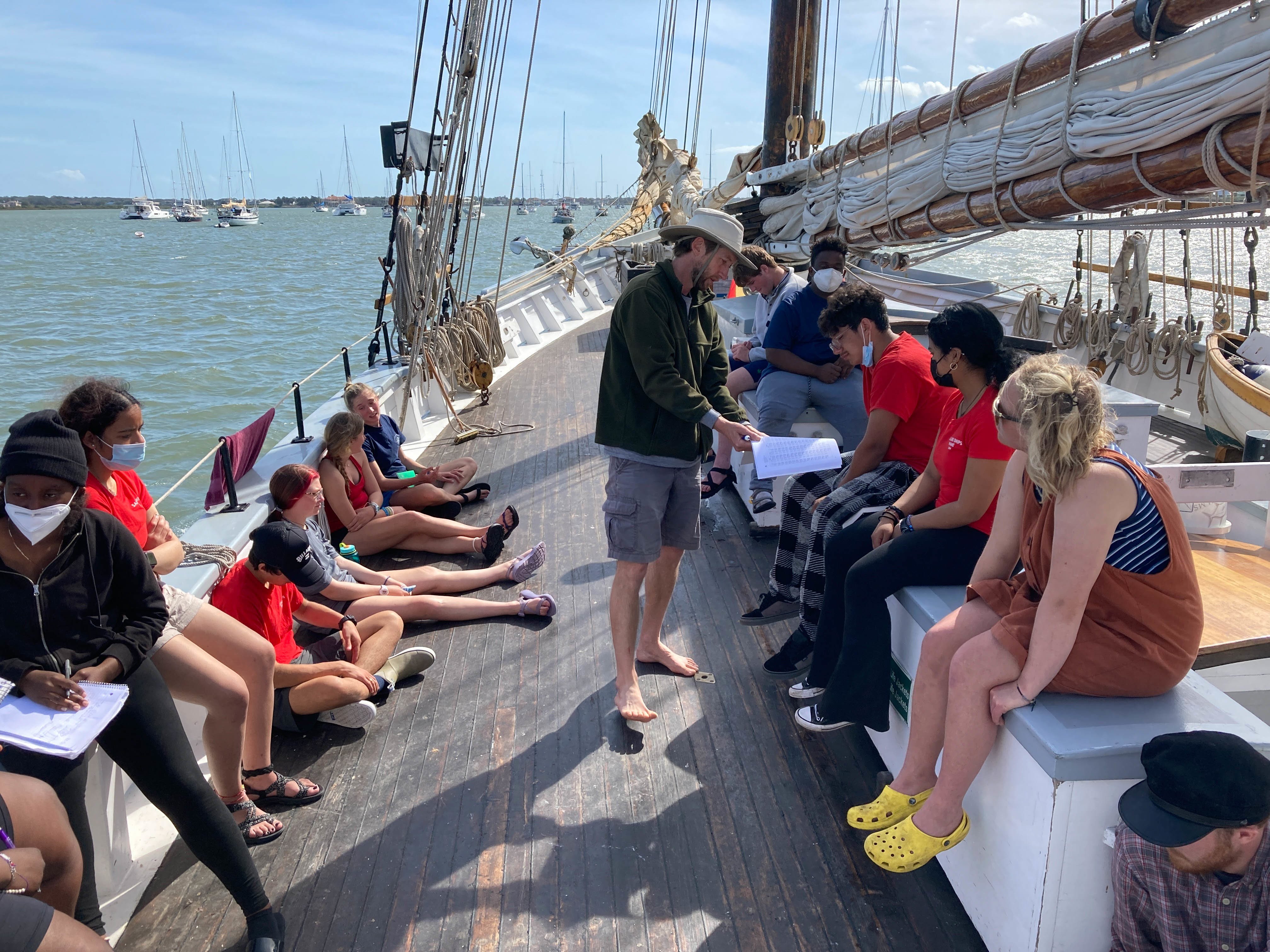 Proctor Academy Winter Ocean Classroom Sailing Ships Maine