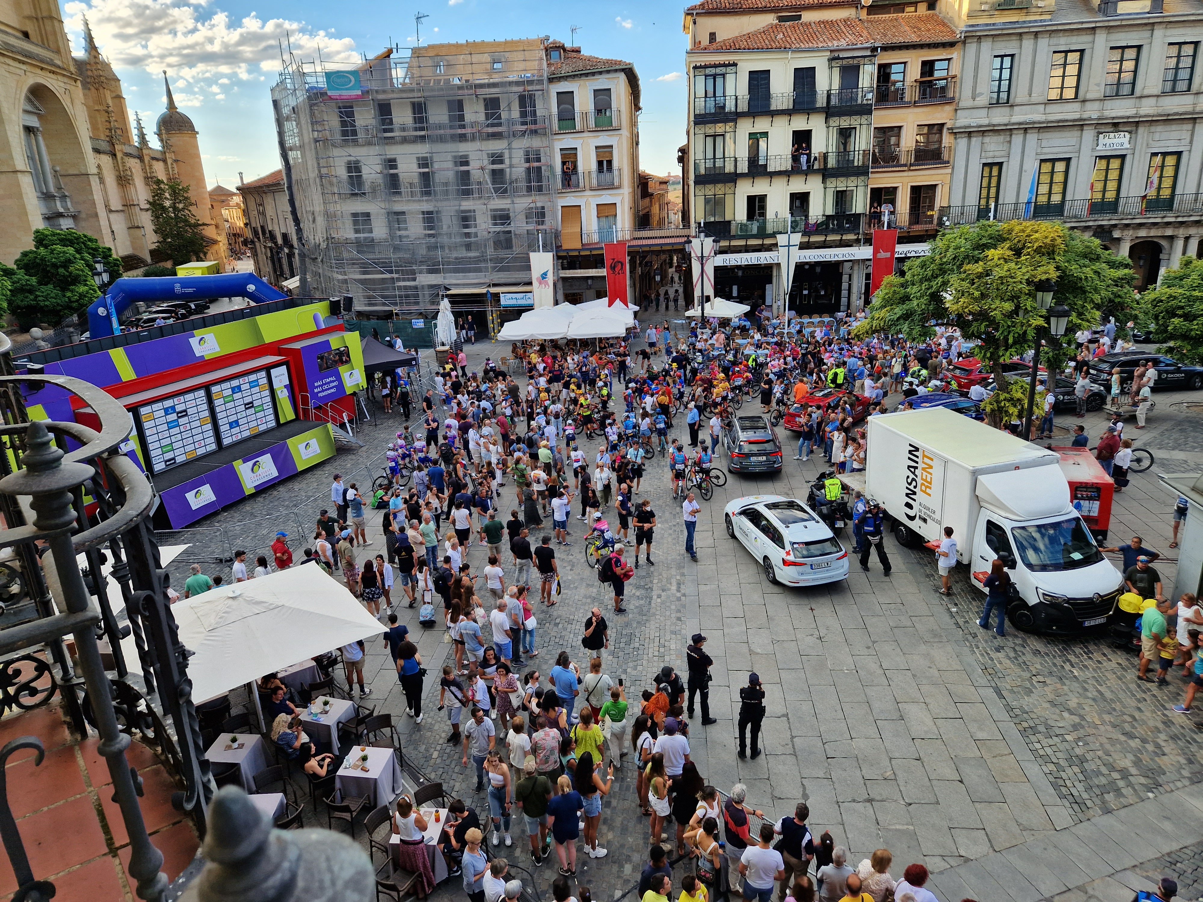 The Proctor en Segovia classroom is on the Plaza Mayor