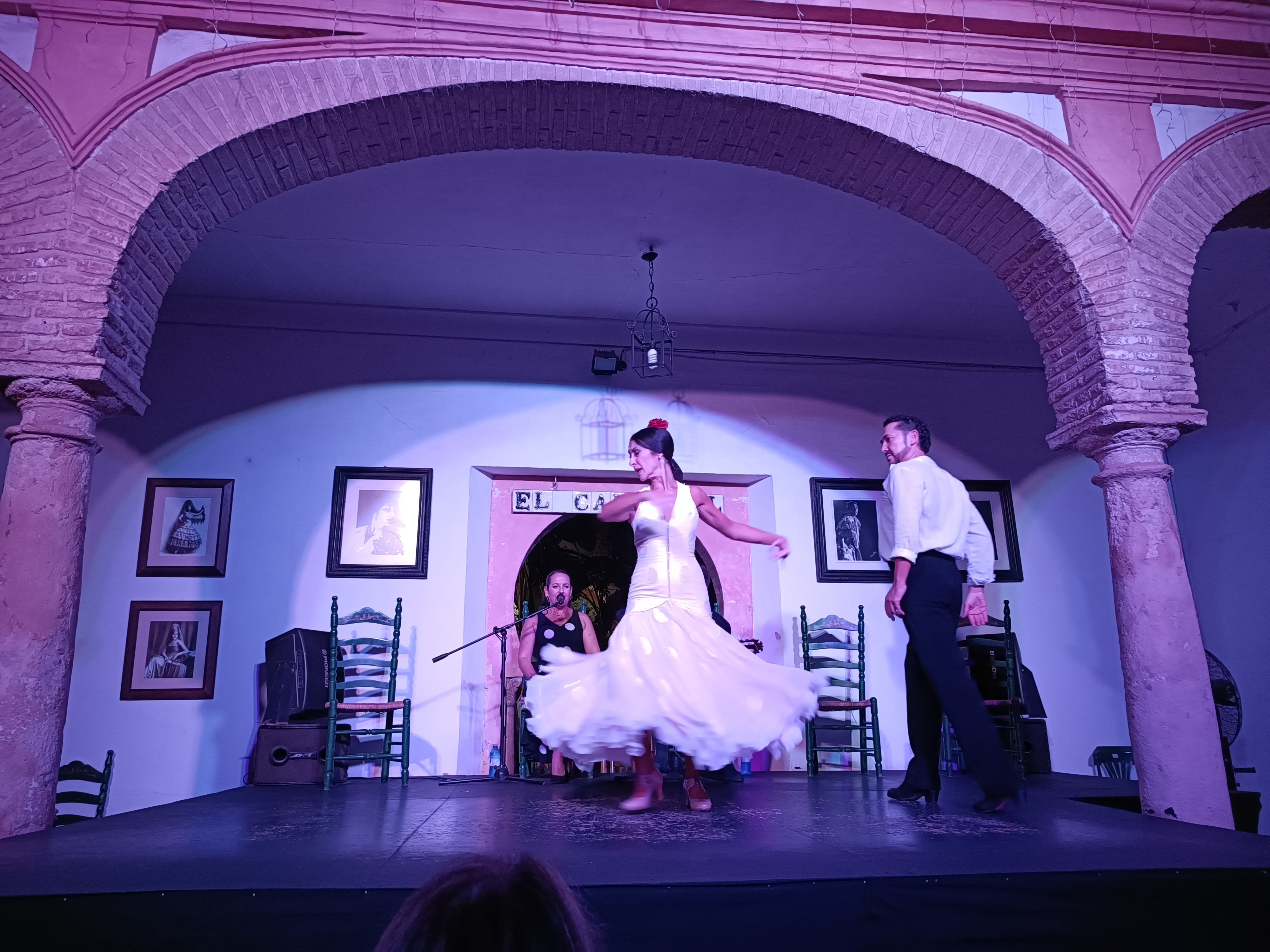 Proctor Academy students watch a Flamenco performance