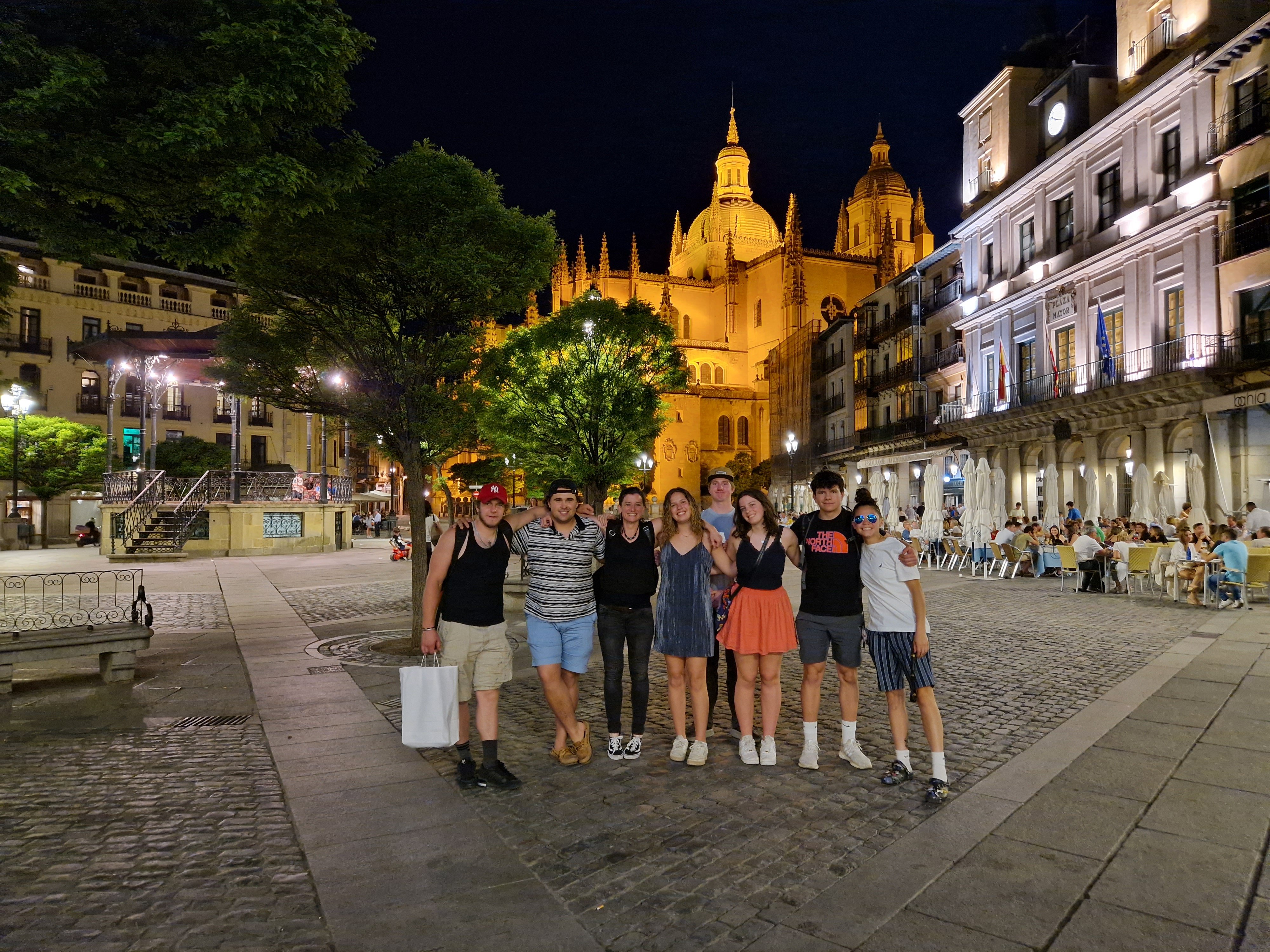 The Proctor en Segovia classroom is on the Plaza Mayor