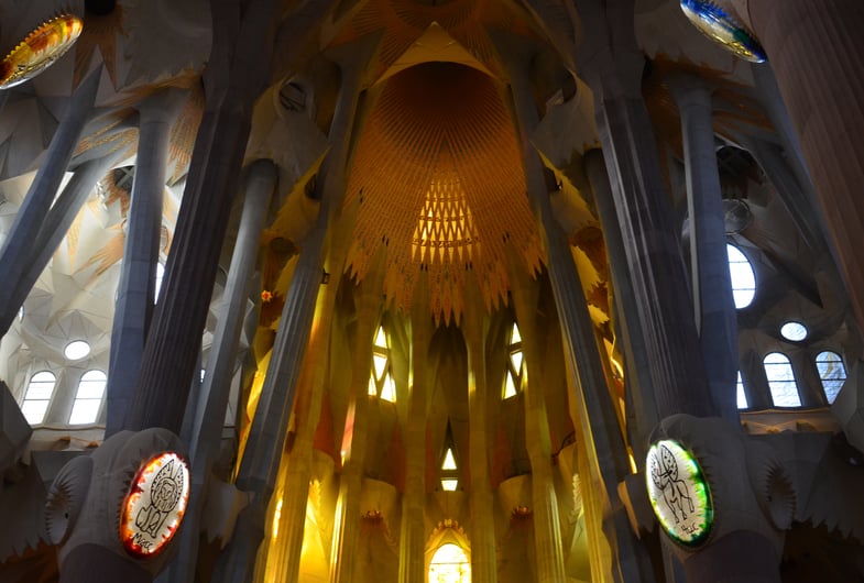 Proctor en Segovia visits Gaudí's Sagrada Familia