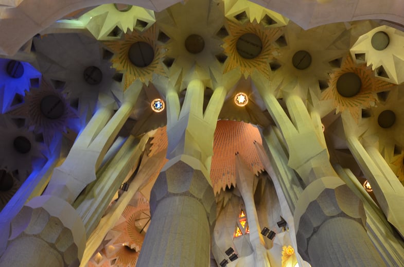 Proctor en Segovia visits Gaudi’s Sagrada Familia