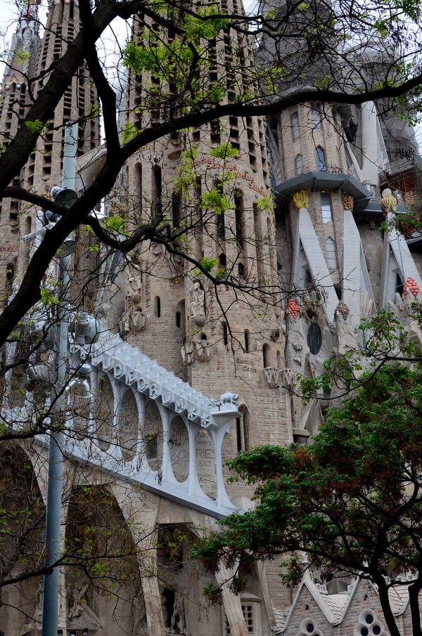 Proctor en Segovia visits Gaudi’s Sagrada Familia