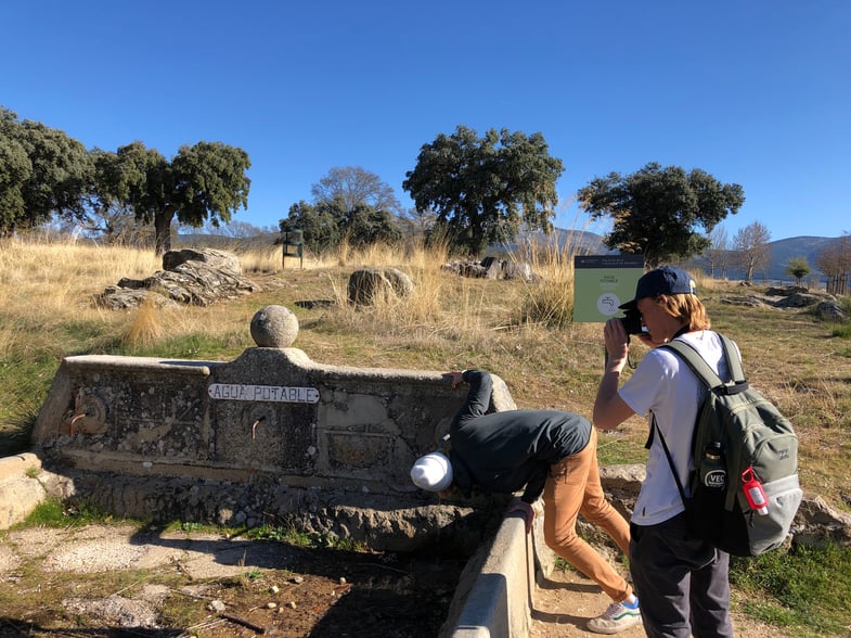 Proctor en Segovia visits Riofrio palace for photography afternoon activity