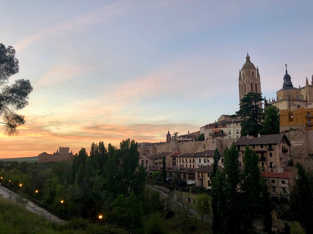 Proctor en Segovia view of the old quarter