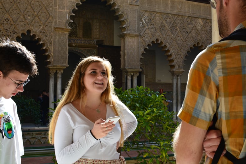 Proctor en Segovia visits the Alcázar de Sevilla