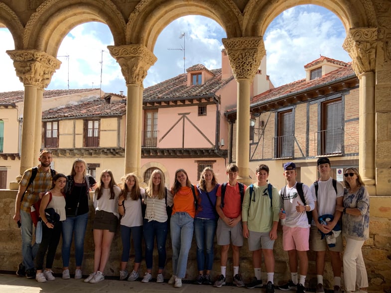 Proctor en Segovia students explore Segovia’s old quarter