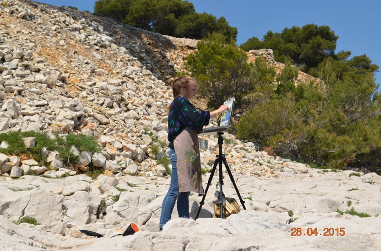 european art classroom aix en provence france proctor academy