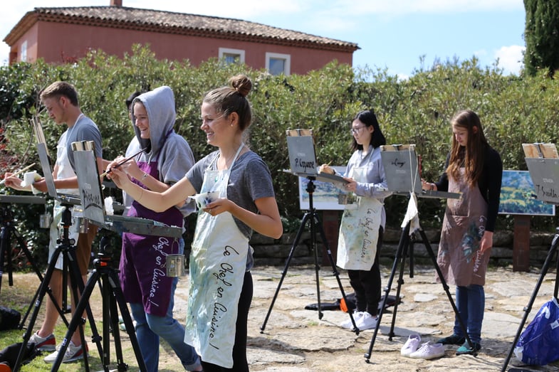european art classroom aix en provence france proctor academy