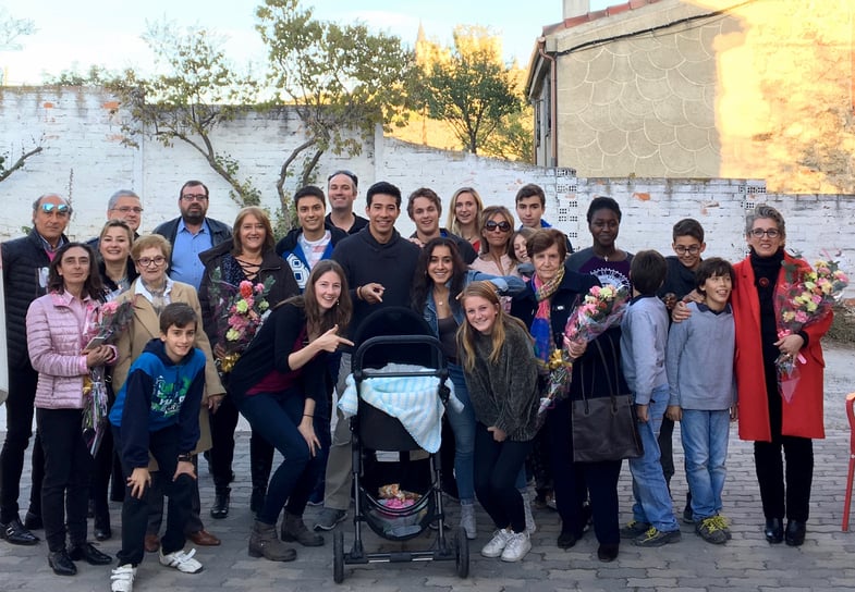 Proctor en Segovia end of term host family gathering