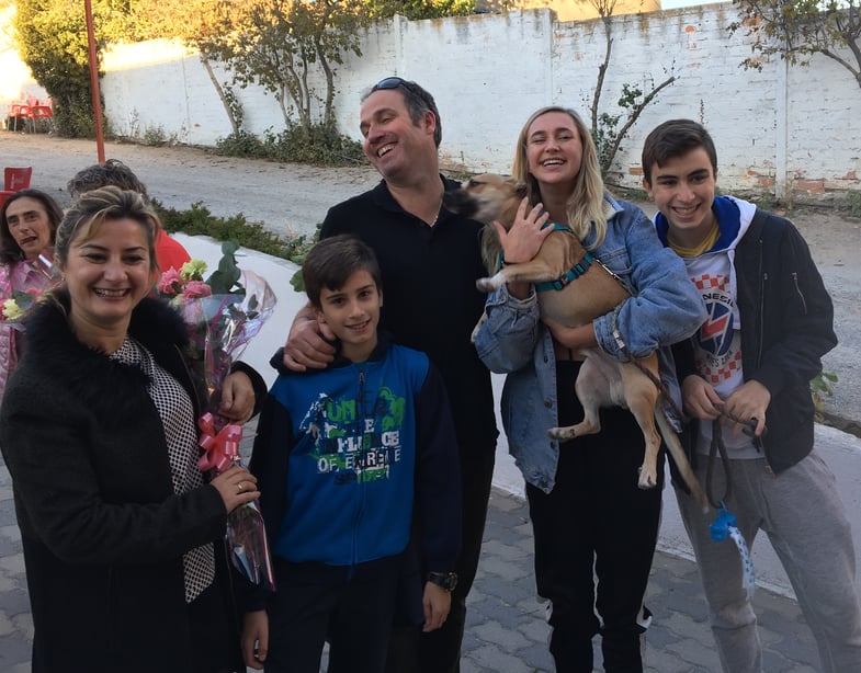 Proctor en Segovia end of term host family gatheri