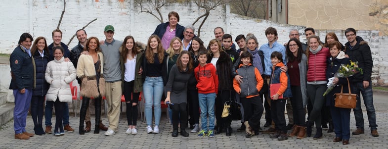 Proctor en Segovia final host family lunch