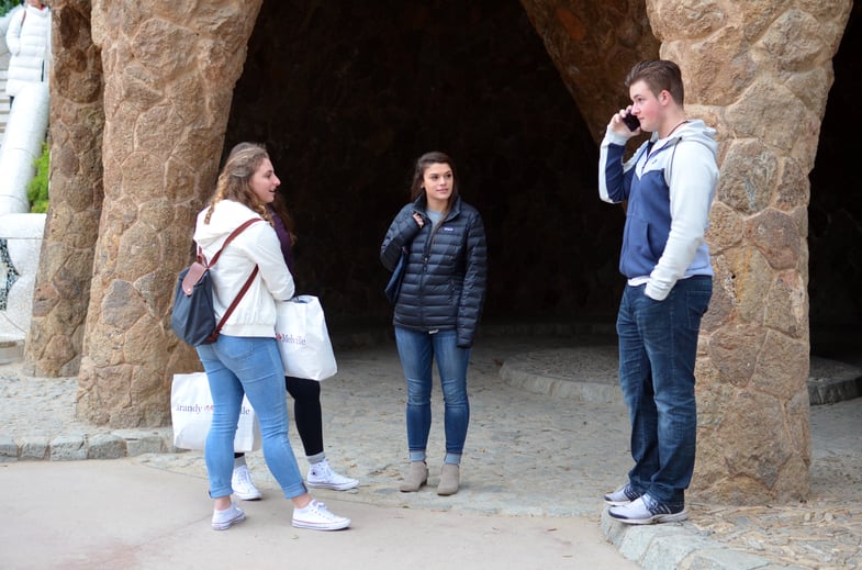 Proctor en Segovia visits Parque Guell