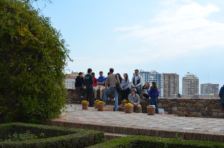 Proctor en Segovia visits the Alcazaba of Málaga