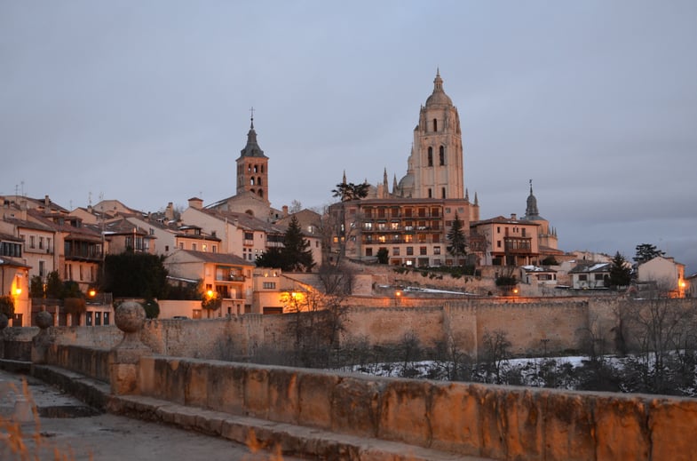 Proctor en Segovia explores the old town